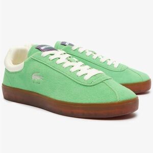 Lacoste Mint Green Sneakers with White Details